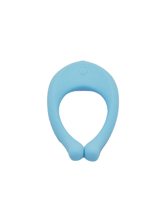 Anello Fallico Vibrante celeste