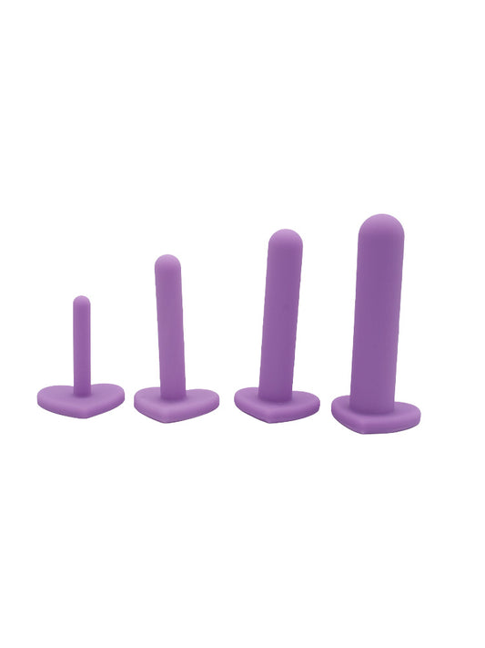 Kit dilatatori vaginali color lavanda 4 pezzi