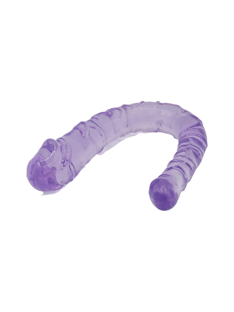Doppio dildo realistico lilla