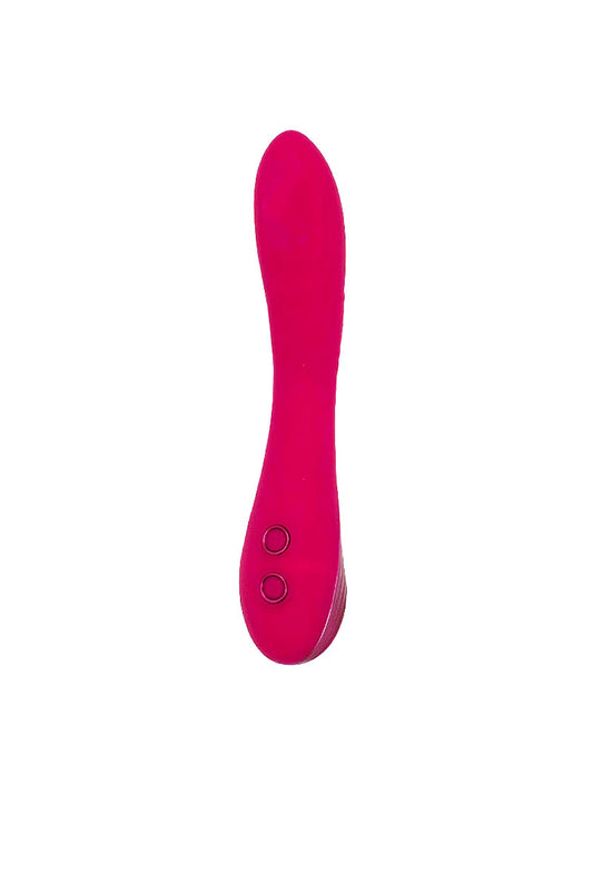 Vibratore punto G in silicone rosa
