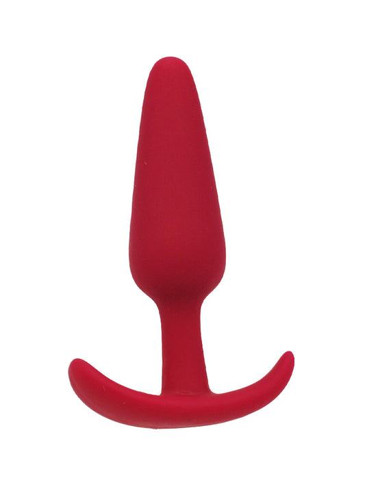 Plug anale in silicone small rosso