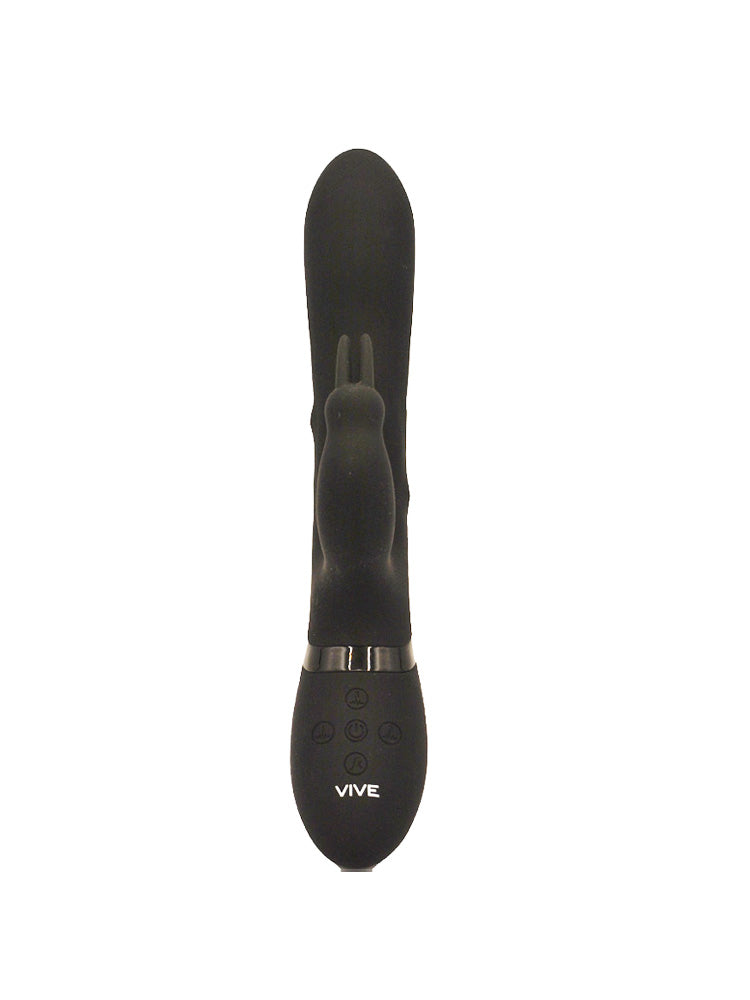 Vibratore Rabbit di colore nero