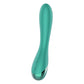 Vibratore vaginale punto G di colore verde lucido 19 cm