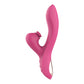 Vibratore rabbit e punto G in silicone di colore fucsia