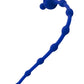 Beads anali in silicone di colore blu