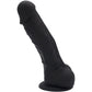 Dildo realistico in silicone nero 7 pollici