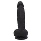 Dildo realistico in silicone nero 7 pollici