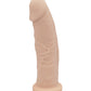 Dildo realistico in silicone color carne 22,8 cm termoreattivo