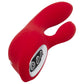 Vibratore rabbit doppia stimolazione 20,8 cm rosso