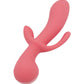 Vibratore Rabbit triplo di colore rosa