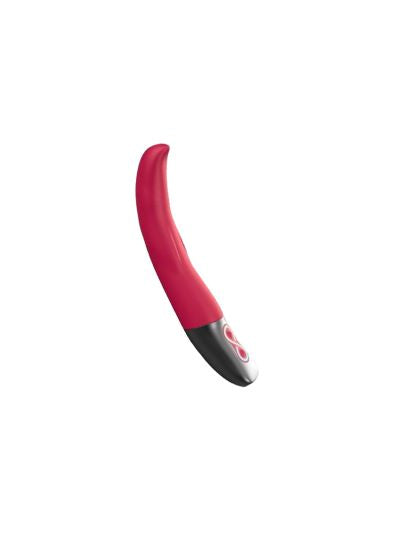 Vibratore punto G in silicone ABS di colore rosso