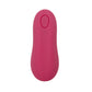 Vibratore vaginale e clitorideo di colore rosa con telecomando wireless