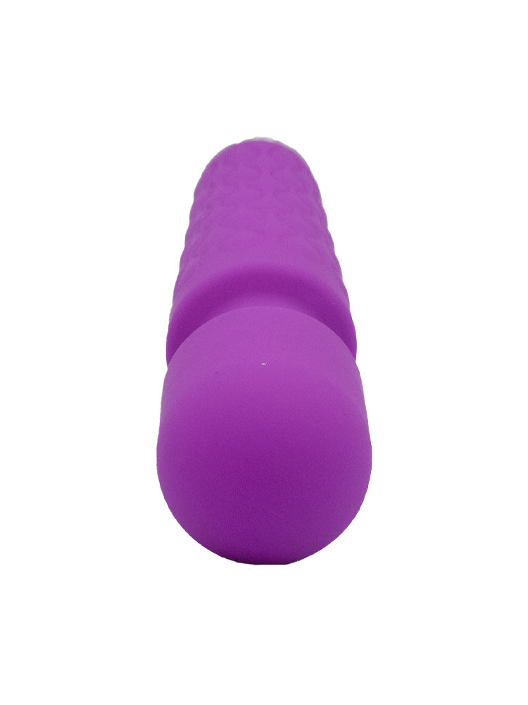 Vibratore wand in silicone di colore viola