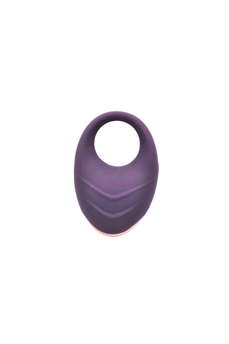 Anello Fallico Vibrante in silicone viola