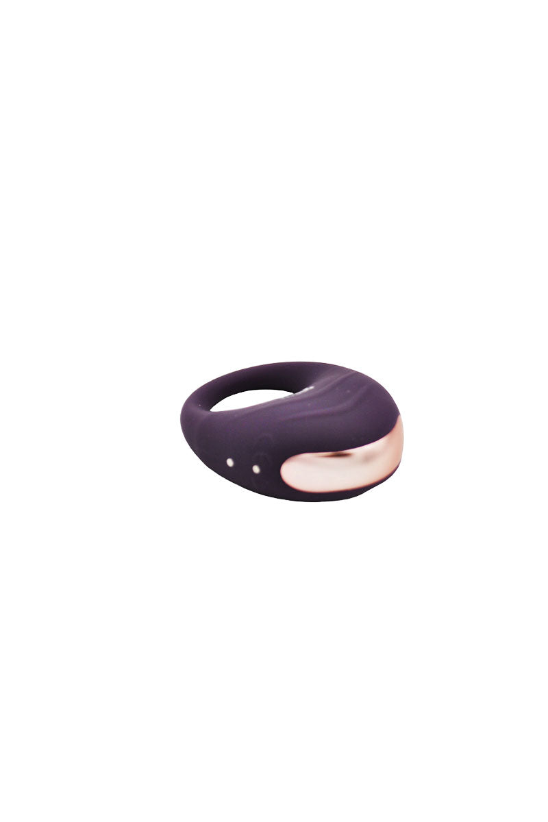 Anello Fallico Vibrante in silicone viola