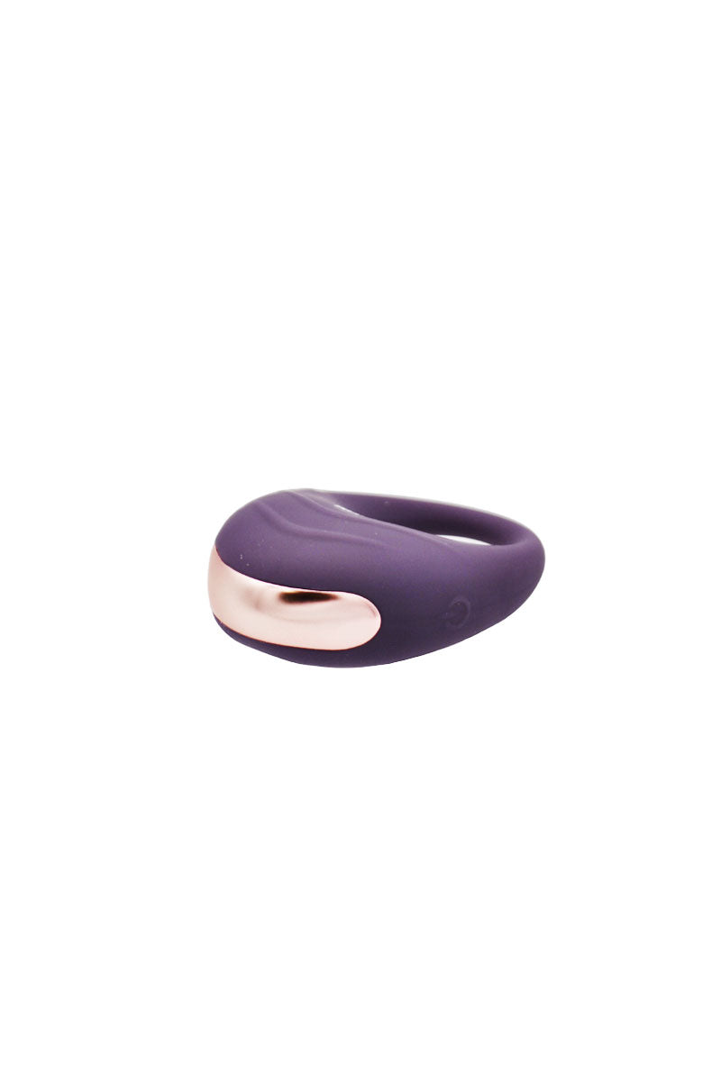 Anello Fallico Vibrante in silicone viola