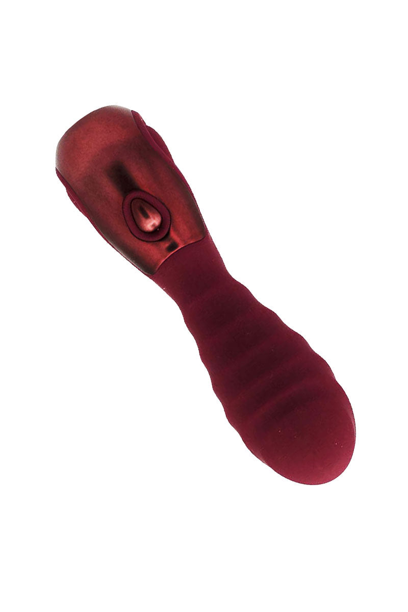 Mini Vibratore in silicone bordeaux