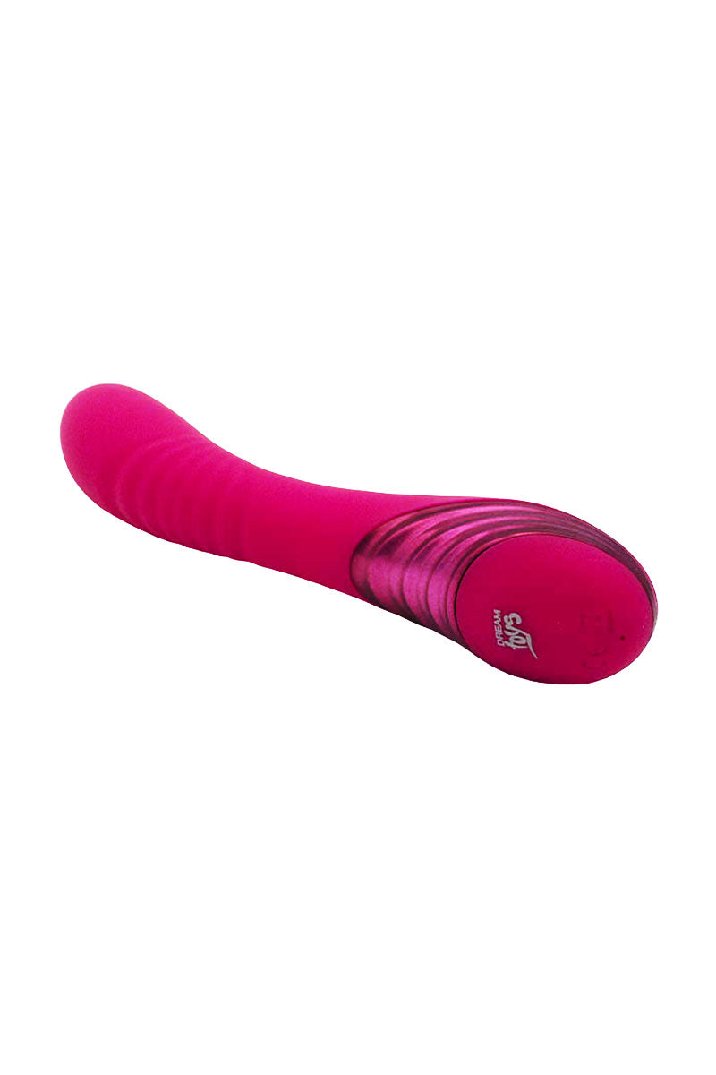 Vibratore punto G in silicone rosa