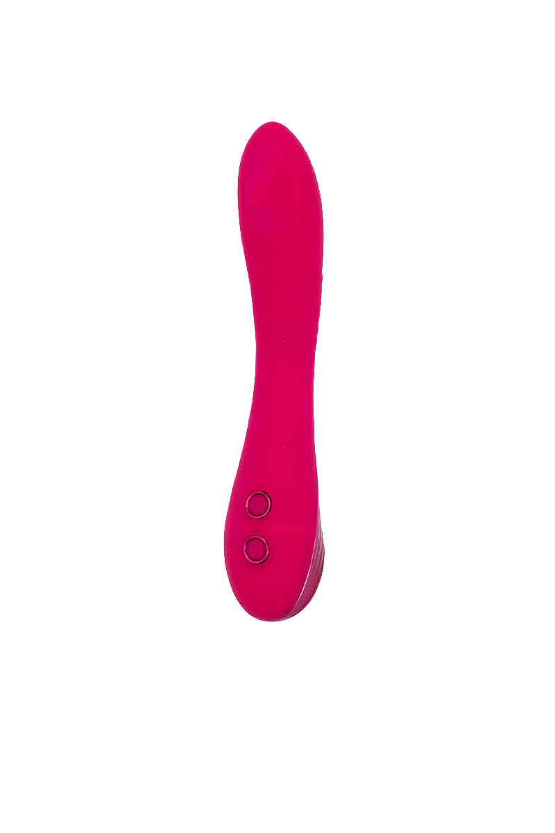 Vibratore punto G in silicone rosa