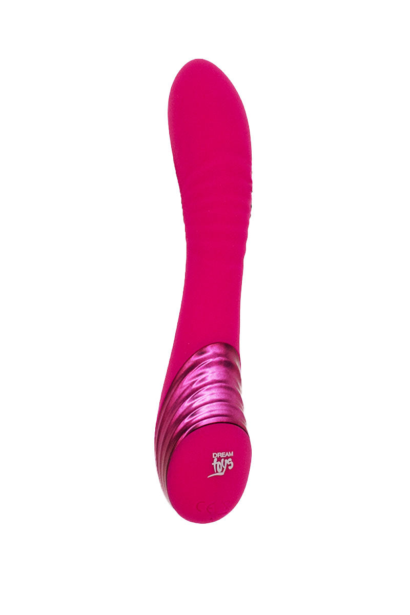 Vibratore punto G in silicone rosa