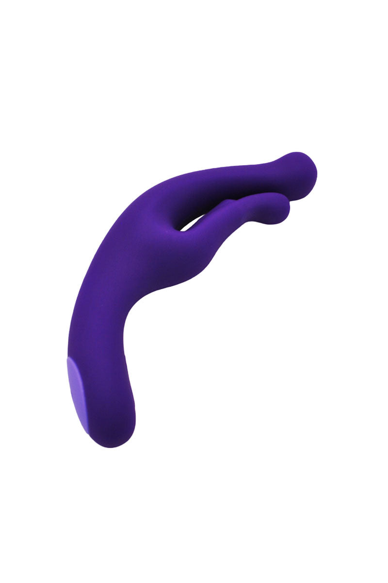 Vibratore Rabbit in silicone viola