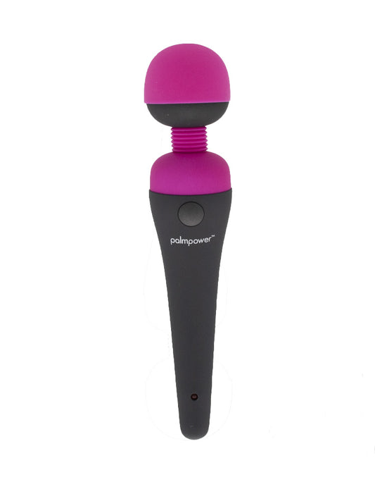 Vibratore Wand grigio e fucsia