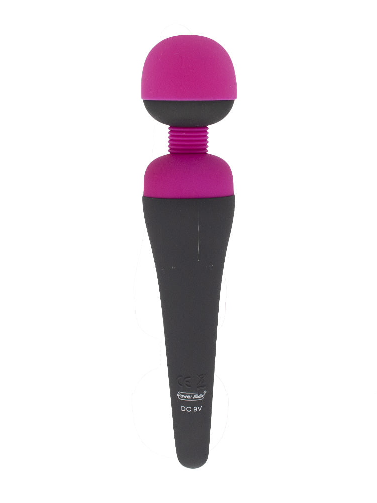 Vibratore Wand grigio e fucsia