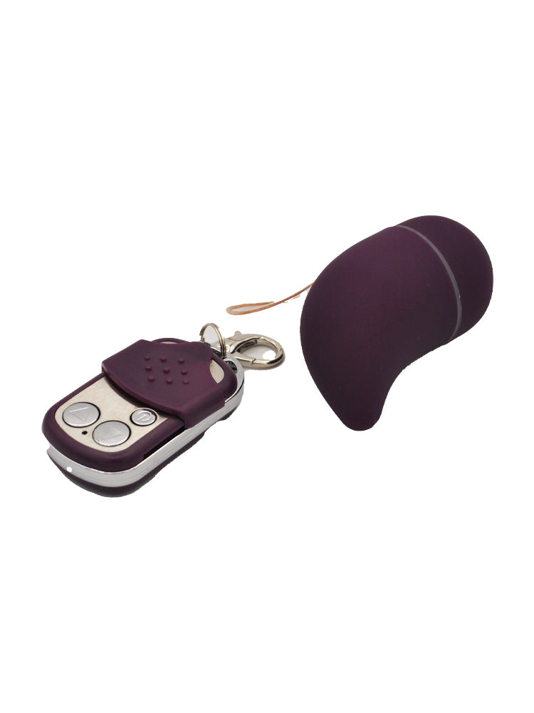 Ovetto vibrante viola per il punto G con telecomando Wireless