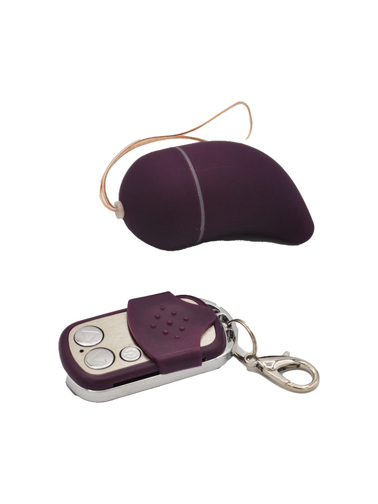 Ovetto vibrante viola per il punto G con telecomando Wireless