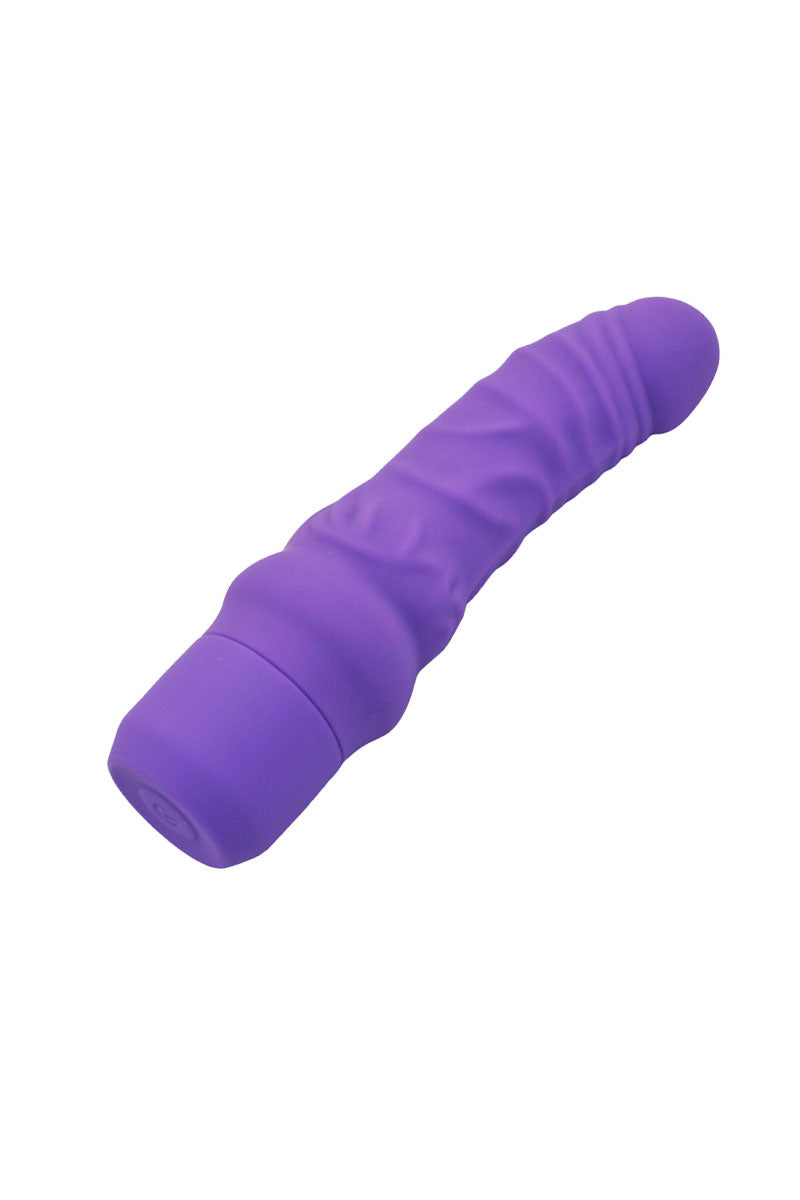 Vibratore realistico in silicone viola