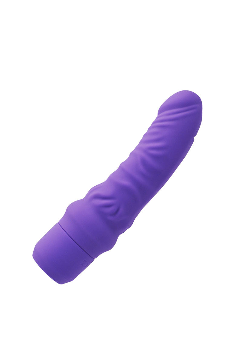 Vibratore realistico in silicone viola