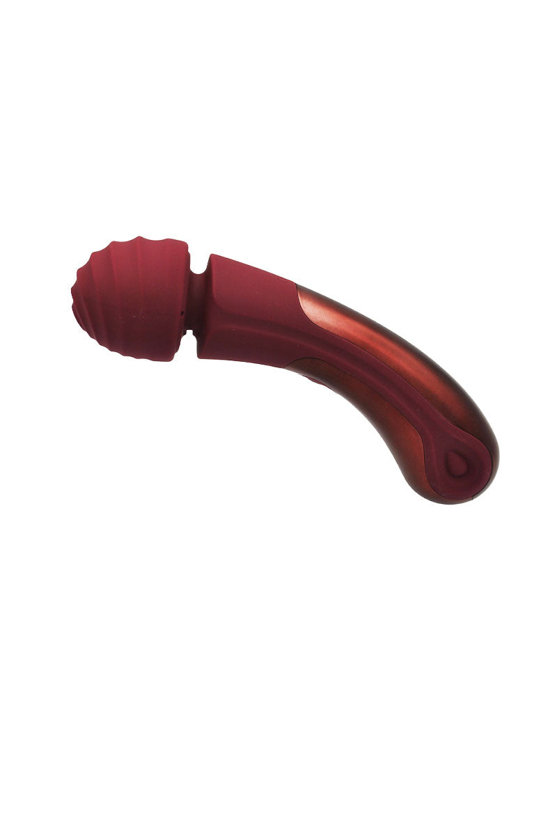 Vibratore wand in silicone bordeaux