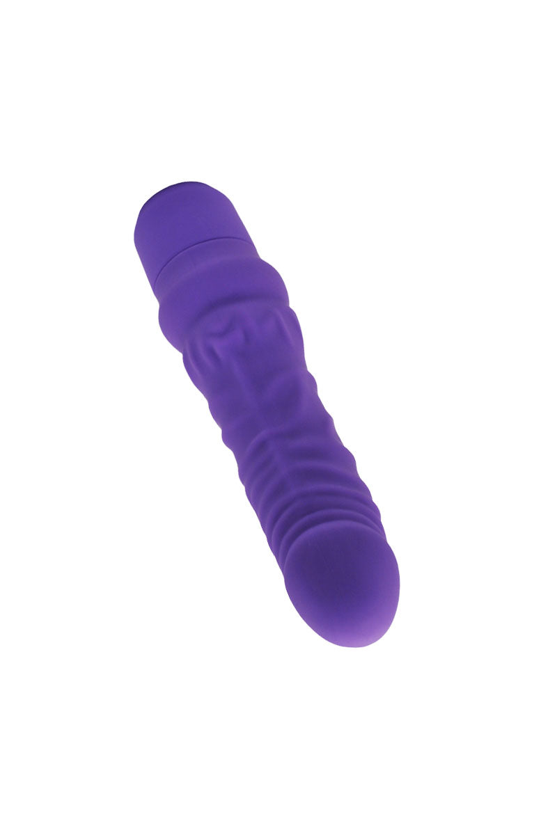 Vibratore realistico in silicone viola